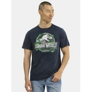 Jurassic Park, Men's \u0026 Big Men's Graphic Tee Shirt, World Logo, Sizes S-3XL